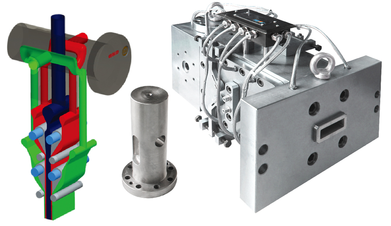 Distribuidor de coextrusión multicapa