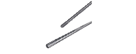 tornillo &uacute;nico para extruido