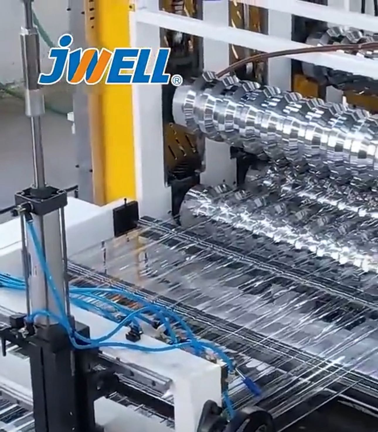 Jwell PC/PET-UV Máquina extrusora de láminas corrugadas Línea de producción Máquina extrusora de plástico