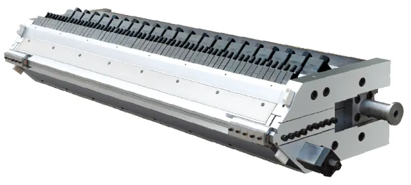 Troquel de l&aacute;mina de apertura r&aacute;pida para extrusi&oacute;n de l&aacute;minas multicapa