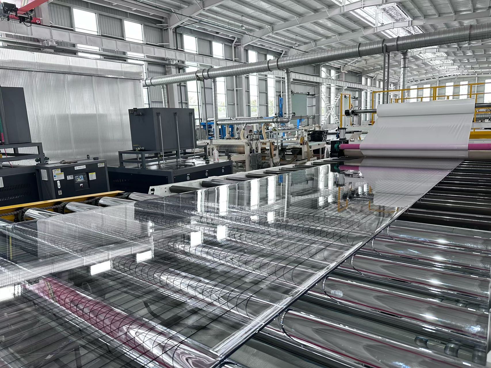 Jwell PC placa hueca/en forma de U/máquina extrusora de placa bloqueada en U máquina extrusora de placa hueca de plástico