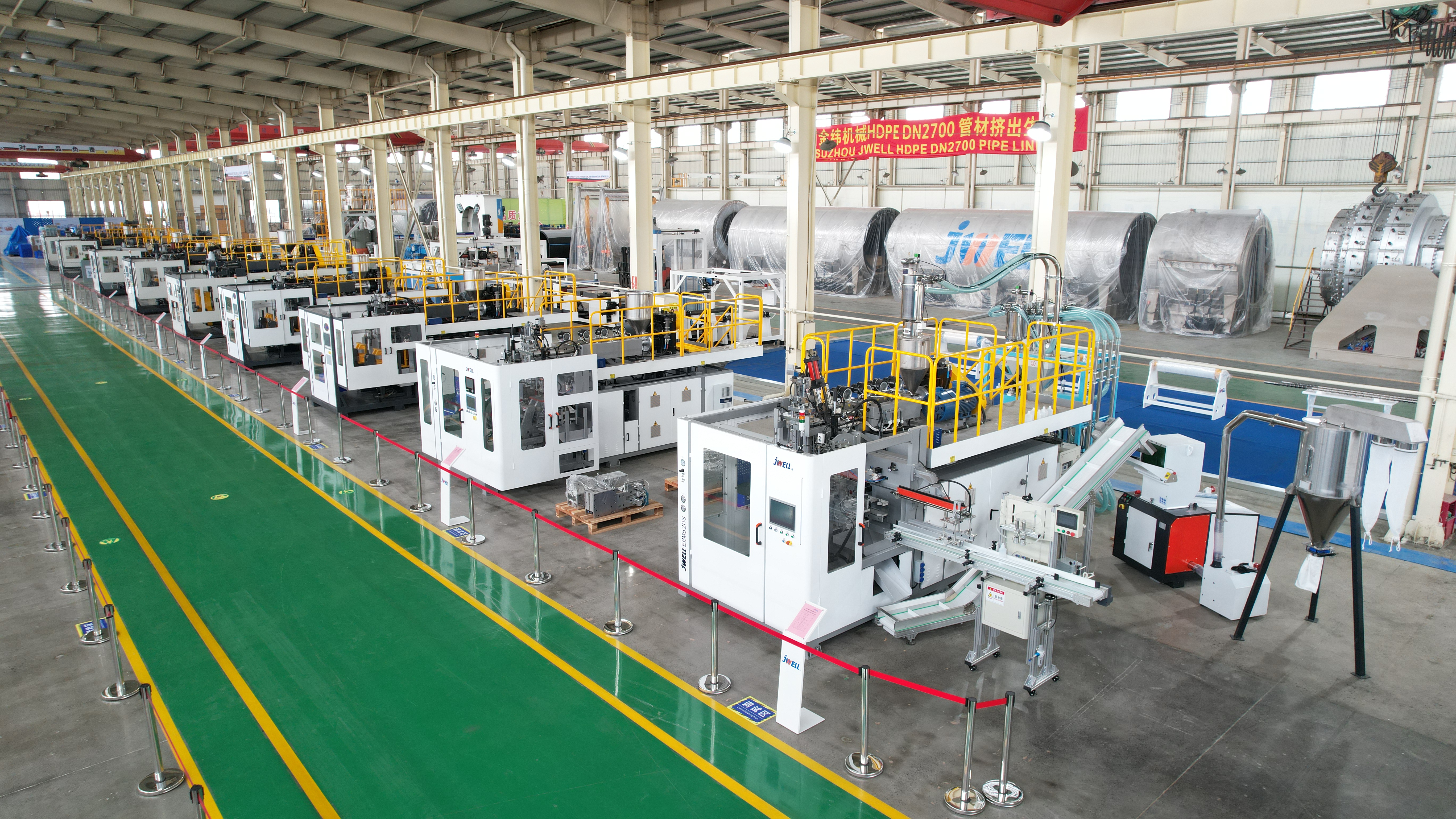 Máquina de moldeo con soplado de estación doble de 5 l para botellas de plástico