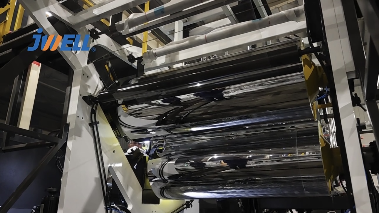 Extrusora de un solo tornillo Jwell, máquina extrusora de láminas de PET/PLA, máquina extrusora de plástico de alta capacidad